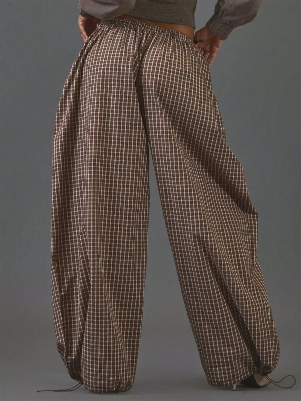 Multicolor Casual Women's Balloon Fit Trouser Pants